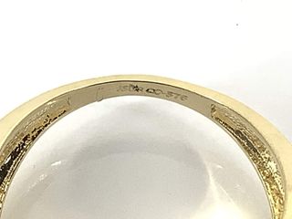 anillo oro 18k con piedra con circonita