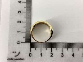 anillo oro 18k con piedra con circonita