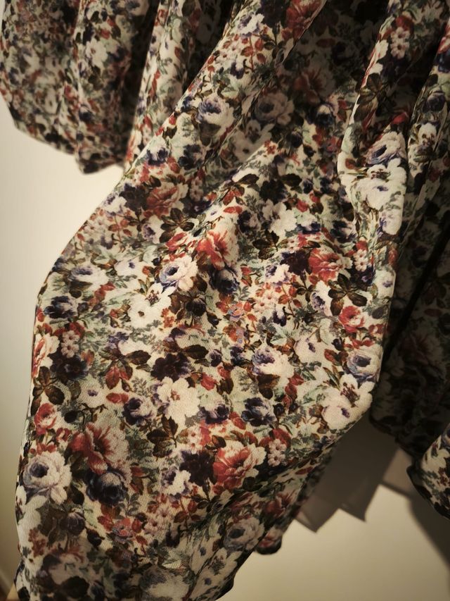 Vestido Mango Flores Talla XS Nuevo