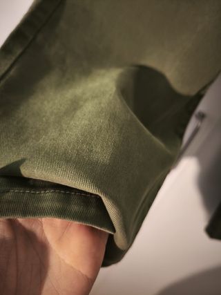 Pantalón Mango Talla 32 Verde