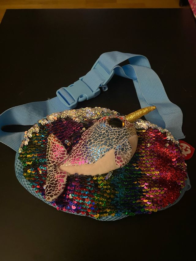 Bolso riñonera Ty Narval Lentejuelas Arcoíris