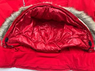 Chaqueta esquí niña Poivre Blanc roja T.12