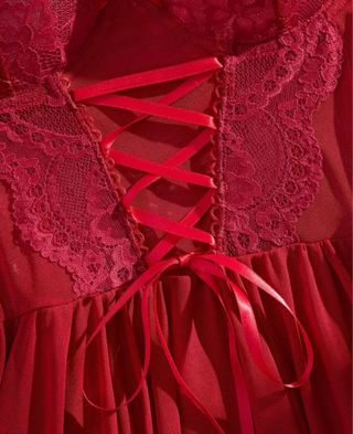 Lencería sexy encaje rojo