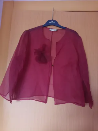 Vestido de cóctel rojo Burdeos