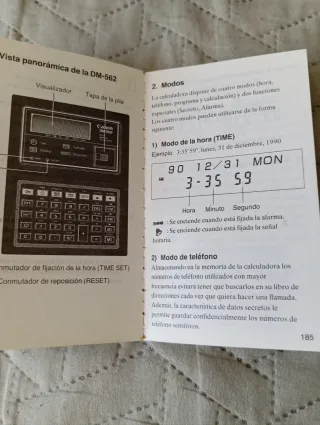 Calculadora vintage electronica Canon DM562