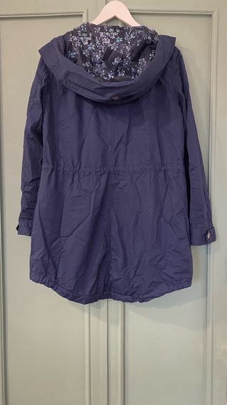 Chaqueta azul Talla L floral