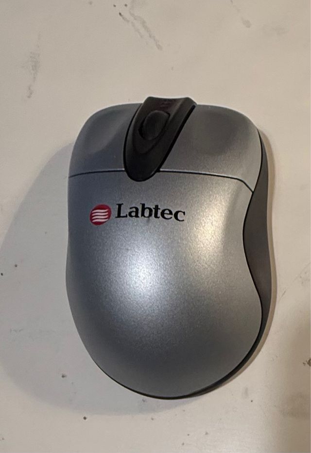 Ratón Labtec Inalámbrico Plata y Negro