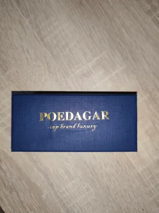 Relógio POEDAGAR Azul e Dourado