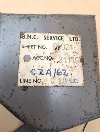 CZA162 Soporte Parachoques exterior delantero MG