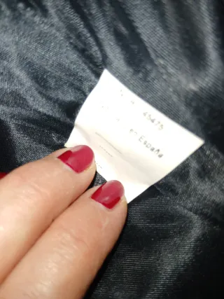 Vestido negro fiesta, sin mangas talla 44