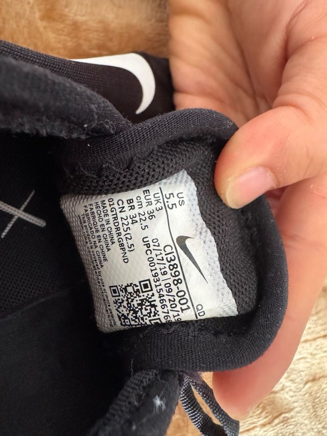 Nike Air Max Mujer Talla 36 Negro