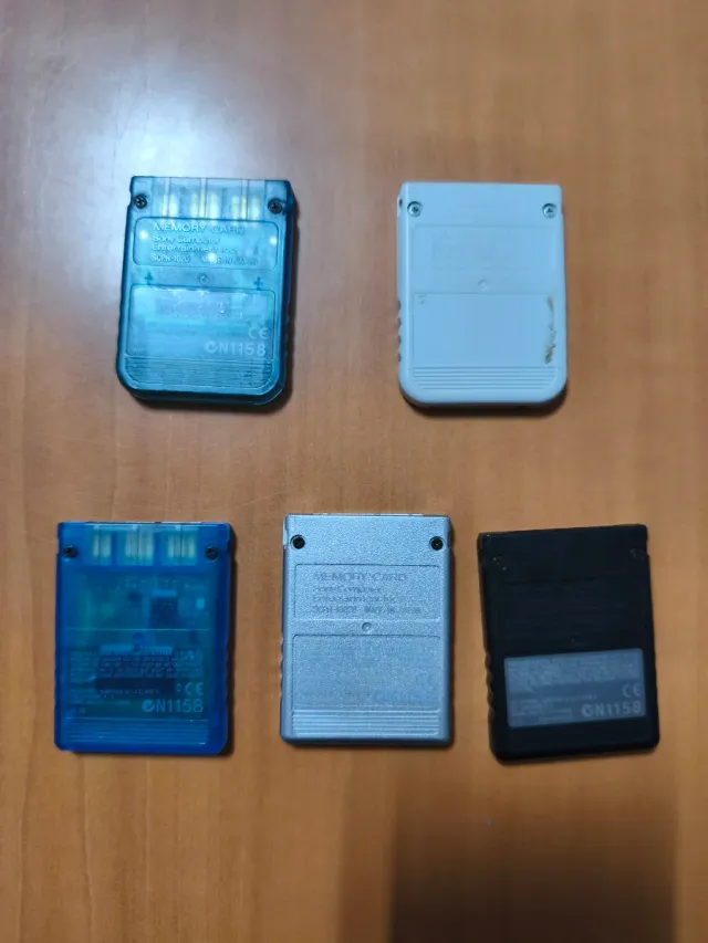 Lote Memory Card PS1 y PS2 Sony