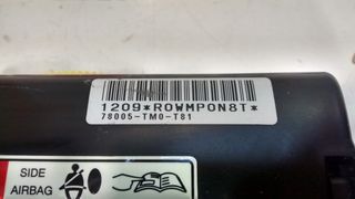 78055TM8T00 AIRBAG ASIENTO IZQUIERDO HONDA Insight ZE2 2009-2010-2011-2012-2013-2014-2015