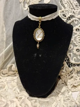 Collar Camafeo Huertana Fallera Regional,oro  plat