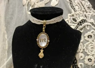 Collar Camafeo Huertana Fallera Regional,oro  plat