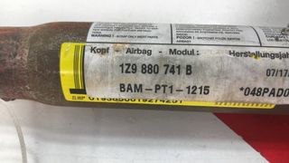 1Z9880741B AIRBAG CORTINA IZQUIERDO SKODA OCTAVIA 2ª GENER. 2004 - 2008 (1Z1)