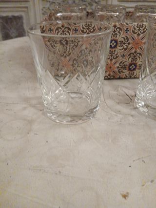 Bicchieri vintage in cristallo