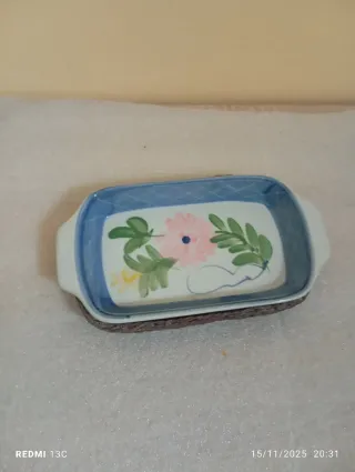 Piccolo vassoio decorato fiori