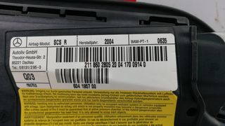 21186028052004 NEGRO NORMAL DURO AIRBAG ASIENTO DERECHA MERCEDES-BENZ CLASE E 2ª GENER. W211 2002-2003-2004-2005-2006-2007-2...