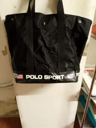 Borsone Polo Sport Ralph Lauren nero
