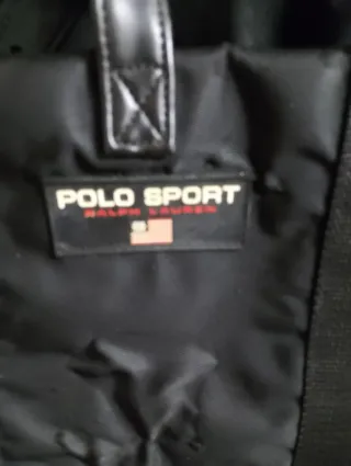Borsone Polo Sport Ralph Lauren nero