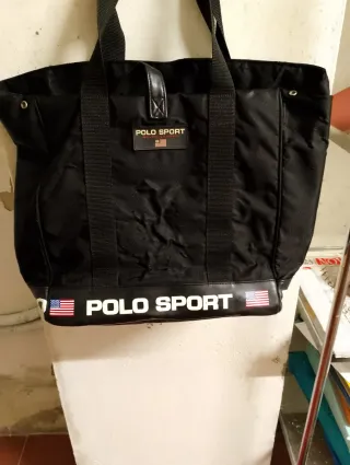 Borsone Polo Sport Ralph Lauren nero