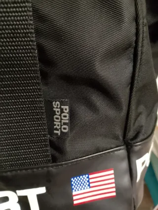 Borsone Polo Sport Ralph Lauren nero