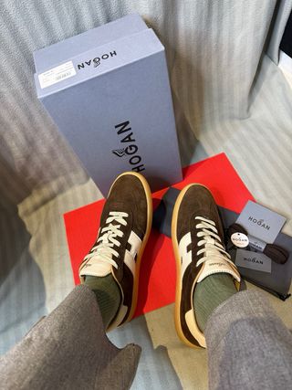 Zapatillas Hogan Marrón Talla 43.5