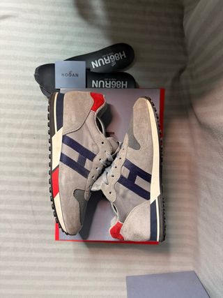 Zapatillas Hogan H86Run Talla 42.5 Grises