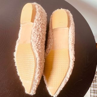 Scarpe ASOS in peluche rosa/beige