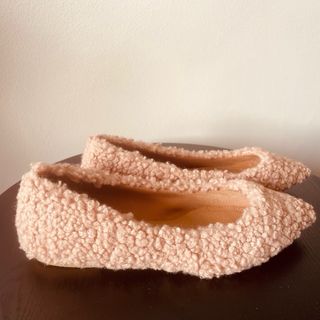 Scarpe ASOS in peluche rosa/beige