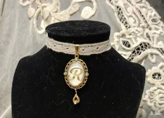 Camafeo Huertana Fallera Regional Dorado