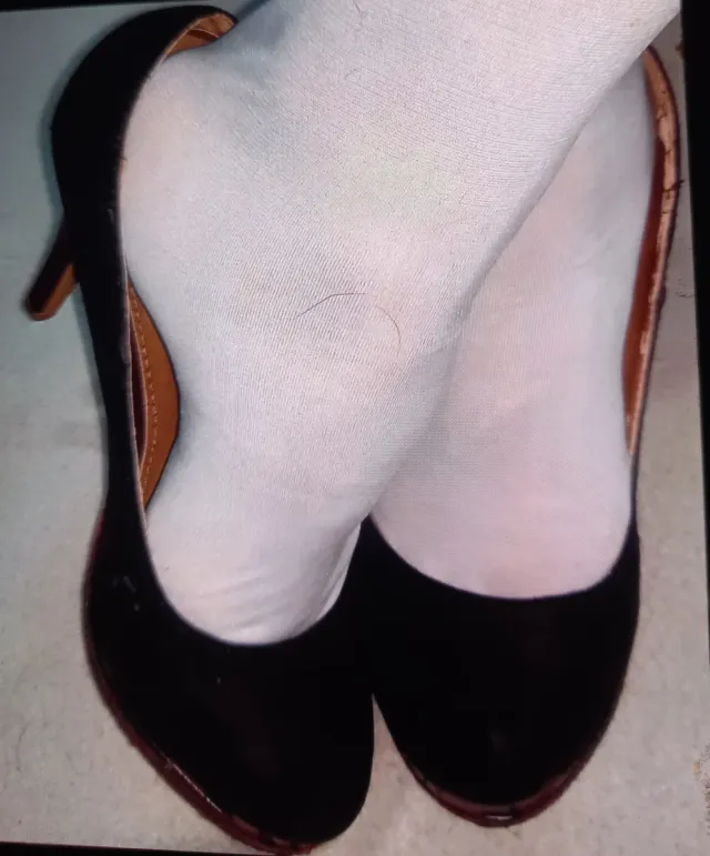 Scarpe col tacco nere taglia 38