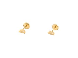 pendientes oro 18k con piedra