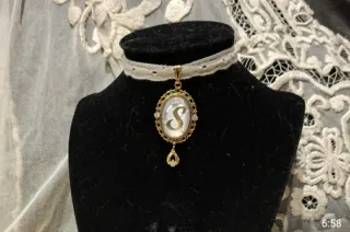 Colgante Camafeo Inicial Fallera