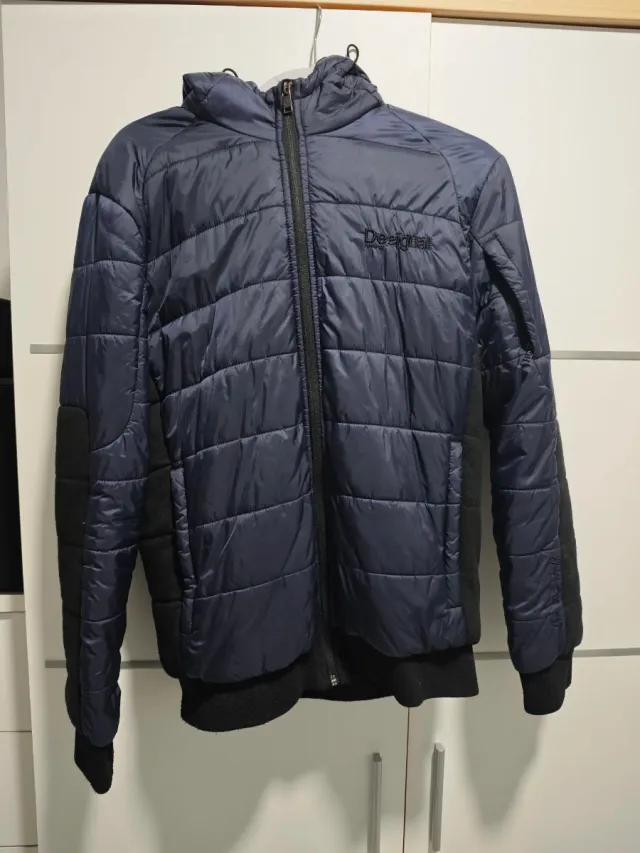 Giubbotto Desigual Uomo Blu e Nero