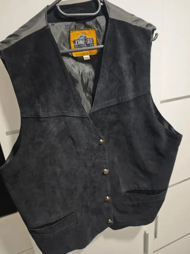 Giubbotto JOHN F. GEE Uomo Nero Taglia XXL