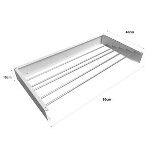 Tendedero Plegable Pared Blanco NUEVO