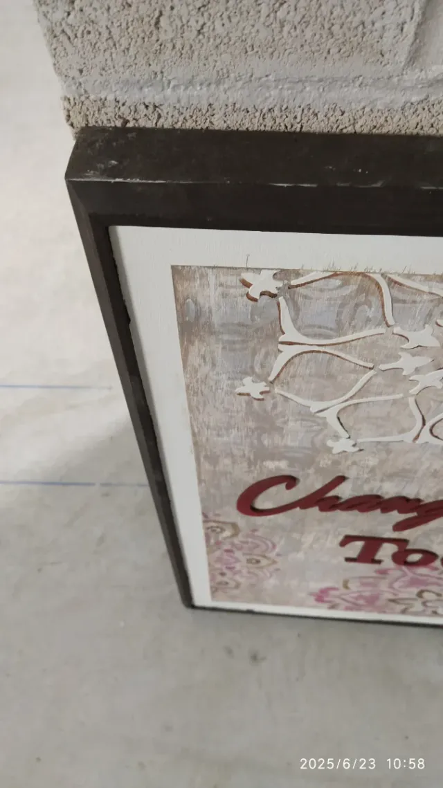 Set di 2 quadri decorativi. Grate.