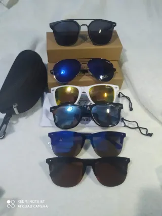 Gafas de sol aviador y wayfarer