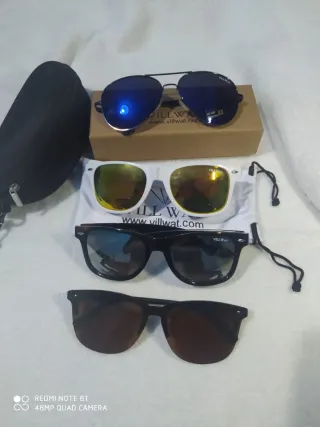 Gafas de sol aviador y wayfarer