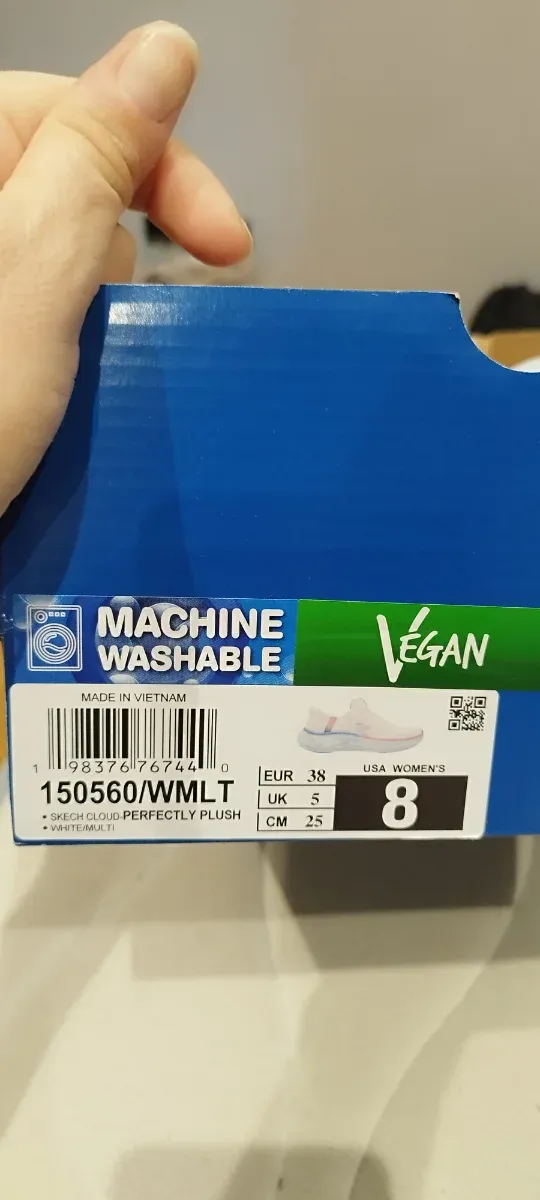 Zapatillas Skechers Blancas y Rosas Nuevas