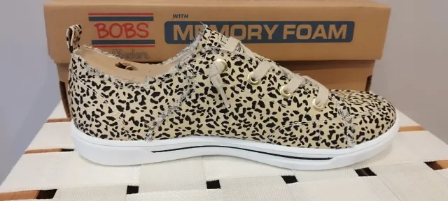 Zapatillas Skechers Bobs Animal Print Nuevas