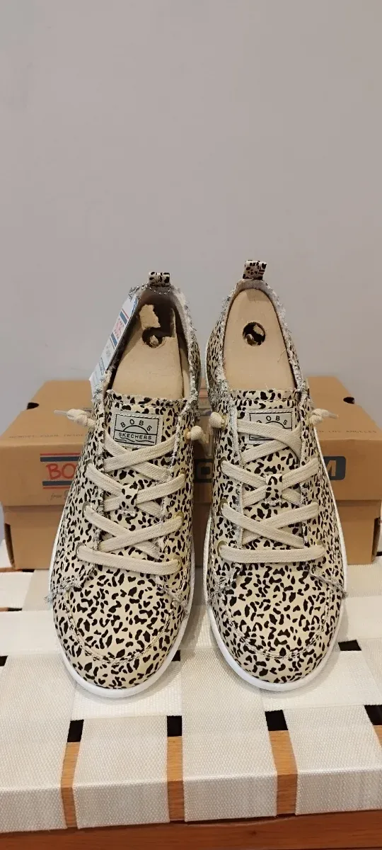 Zapatillas Skechers Bobs Animal Print Nuevas