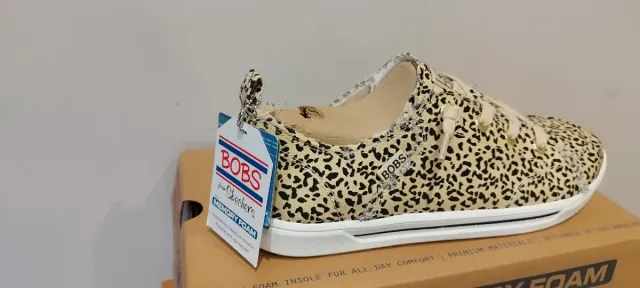 Zapatillas Skechers Bobs Animal Print Nuevas