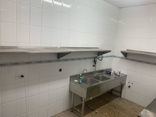 Mesa de trabajo acero inoxidable 2200x600x850