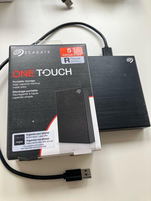 Disco Duro Esterno Seagate 5TB One Touch