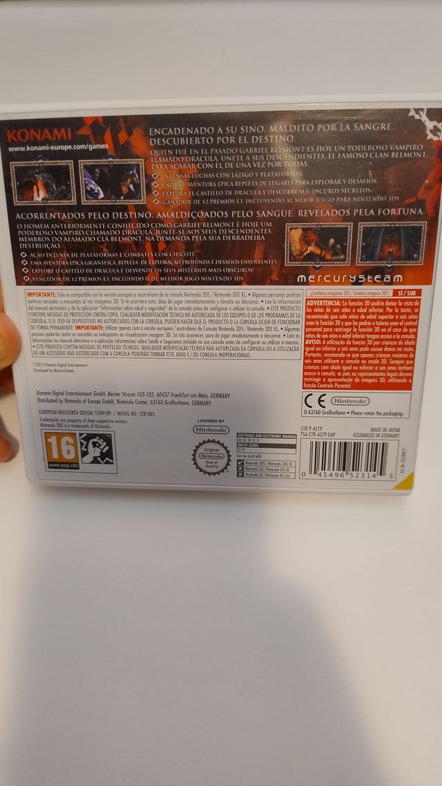 Castlevania Mirror of Fate 3DS Konami per Nintendo 3DS