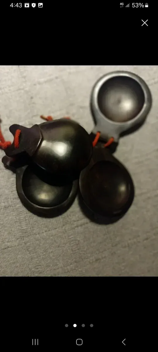 Castanuelas Flamenco Negras profesionales