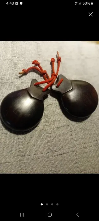 Castanuelas Flamenco Negras profesionales
